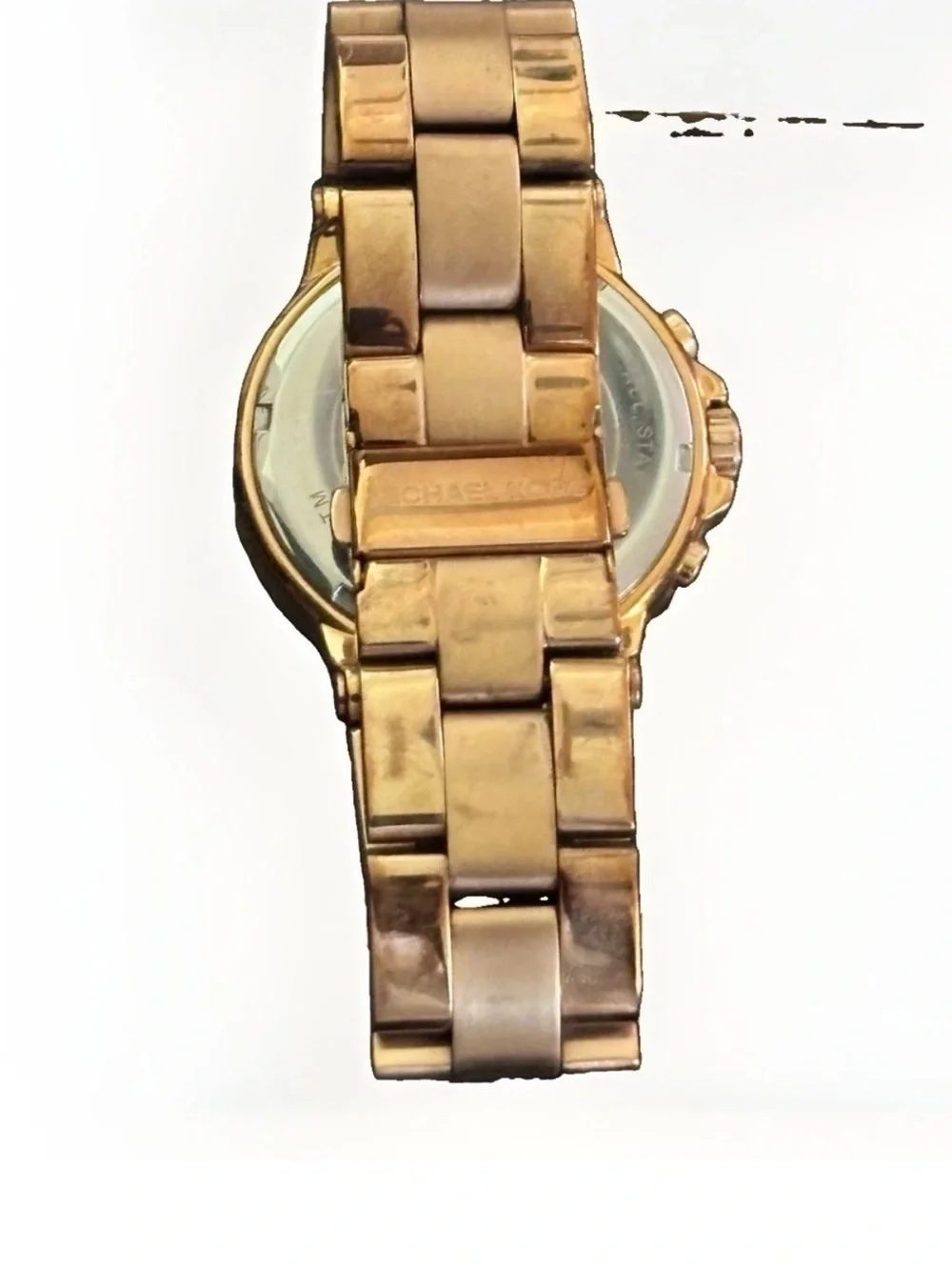 Michael Kors Womens Watch 38mm Gold Tone Chronograph MK-5223 7